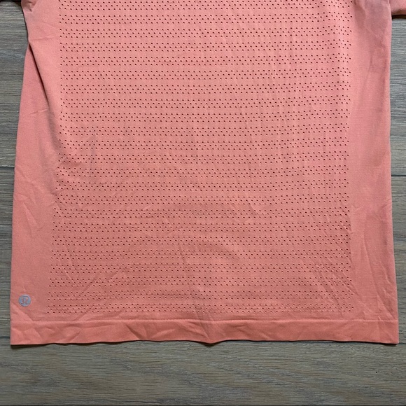 LULULEMON light coral Breeze by Short Sleeve top 6 - Picture 9 of 13